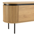 Ethan - Mueble para TV - Roble Claro/Negro