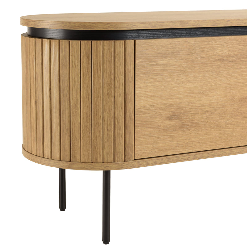 Ethan - Mueble para TV - Roble Claro/Negro