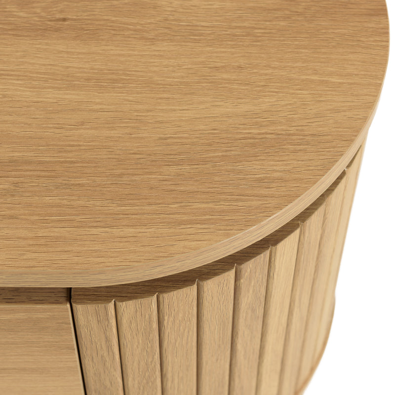 Ethan - Mueble para TV - Roble Claro/Negro