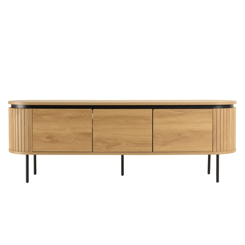 Ethan - Mueble para TV - Roble Claro/Negro