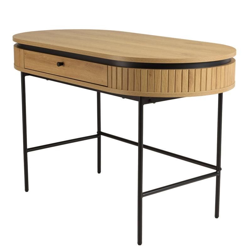 Escritorio - Ethan - Roble claro - Oro