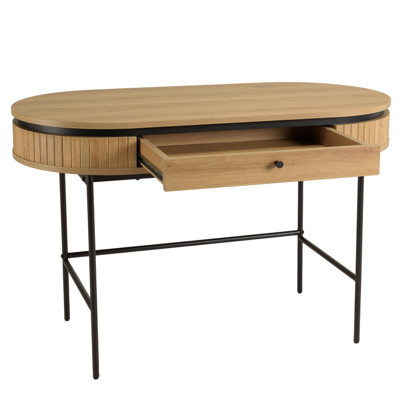 Escritorio - Ethan - Roble claro - Oro