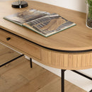 Escritorio - Ethan - Roble claro - Oro