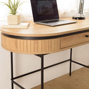 Escritorio - Ethan - Roble claro - Oro