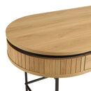 Escritorio - Ethan - Roble claro - Oro