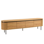 Ethan - TV Unit - Black/Light Oak