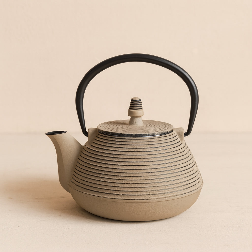 Sencha teapot - 1L - Grey cast iron