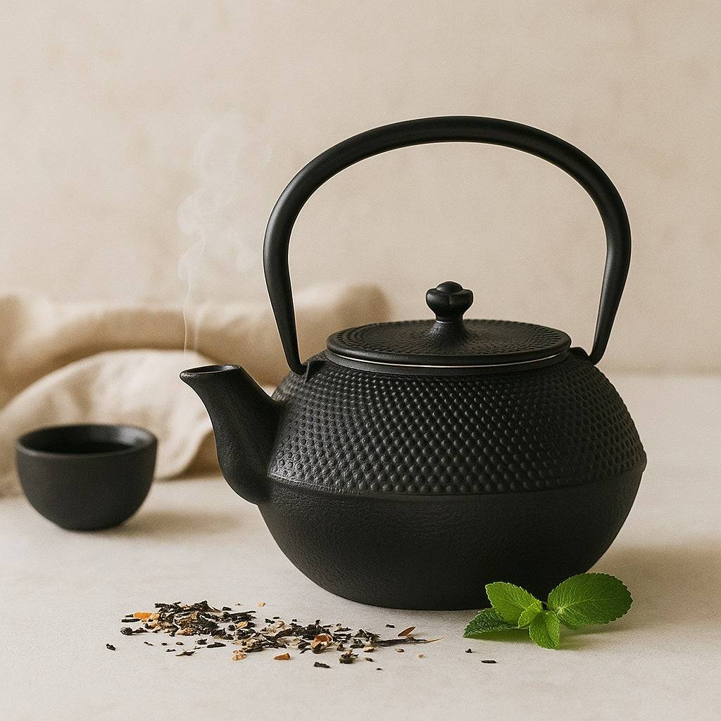 Osaka black cast-iron teapot – 1.2 L