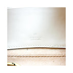 Sac Porté Épaule Gucci Gg Marmont Half Moon Hobo Mini Cuir - Blanc