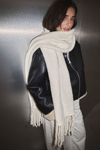 Écharpe Knitted - Blanc Cassé