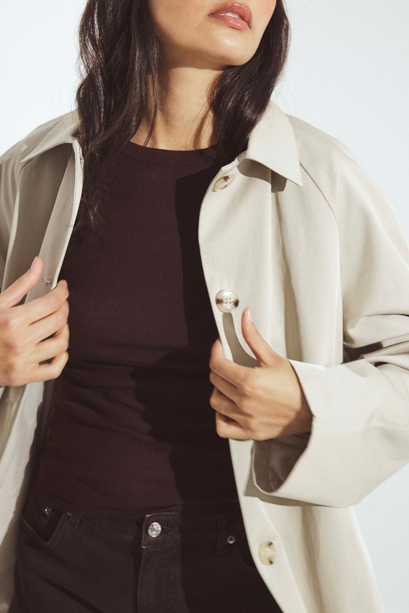 Trench Raglan Sleeve - Beige