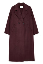Manteau Wool Blend - Prune