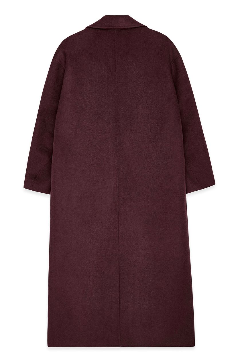 Manteau Wool Blend - Prune