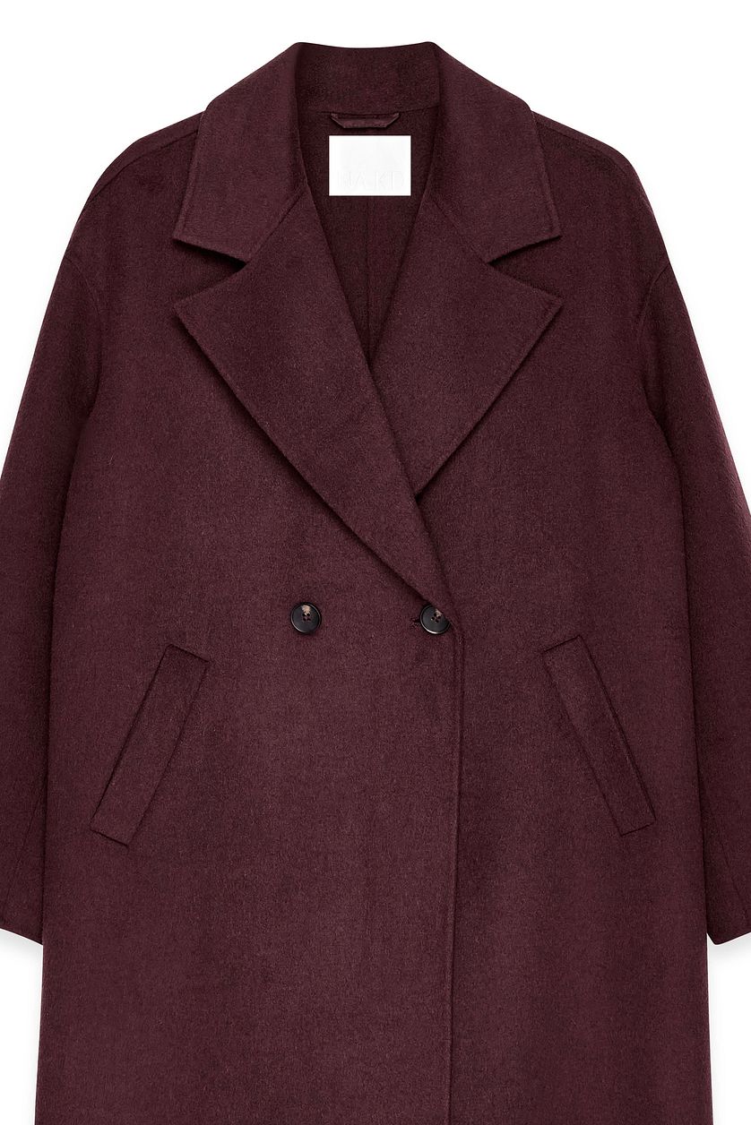 Manteau Wool Blend - Prune