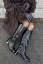 Bottes Squared Toe Leather - Marron