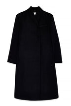 Cappotto High Neck Wool Blend - Nero