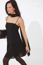 Robe Chiffon Scarf Mini - Noir