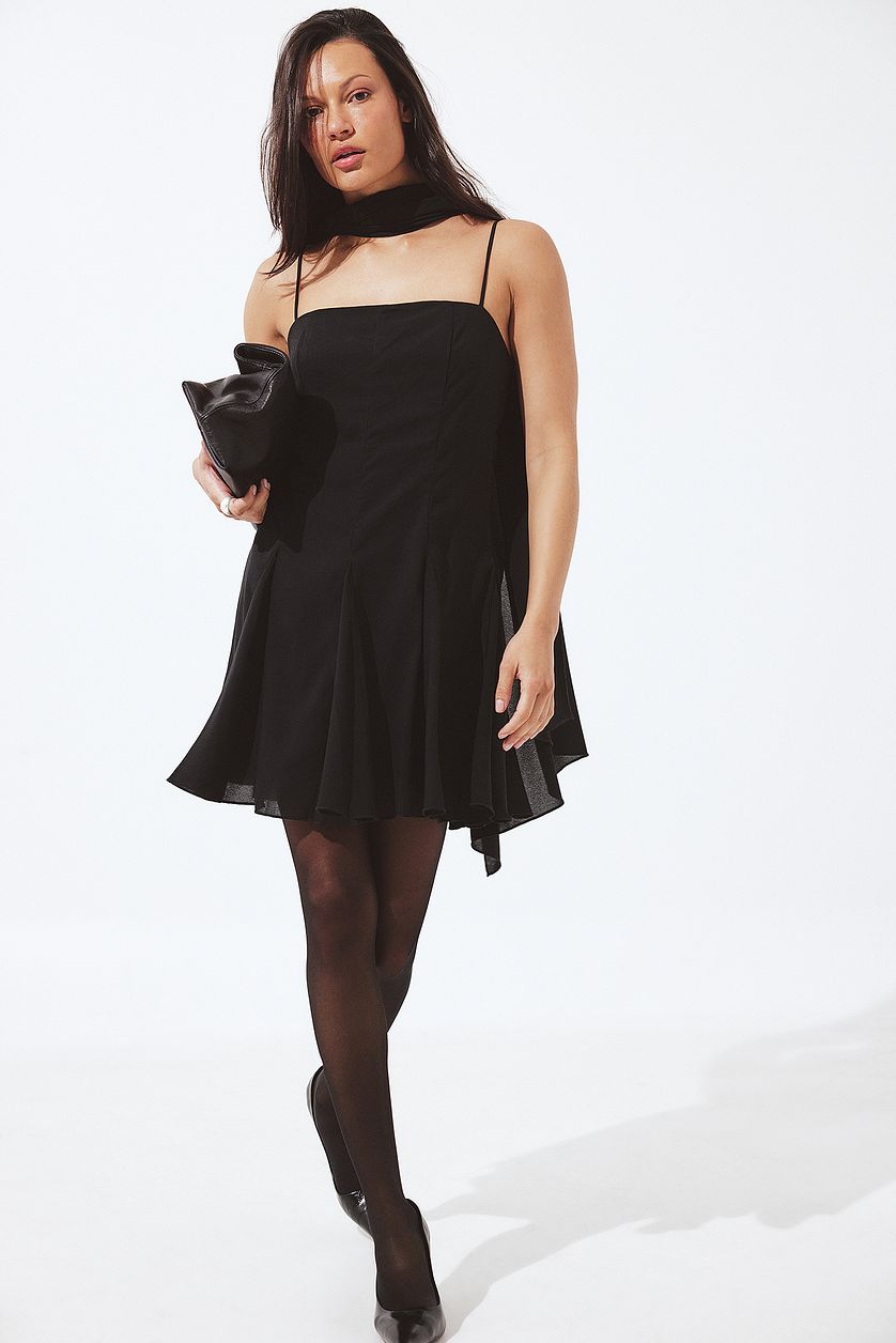 Robe Chiffon Scarf Mini - Noir