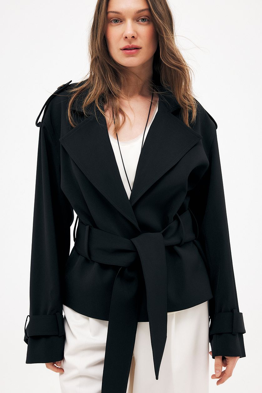 Trench Soft Belted - Nero