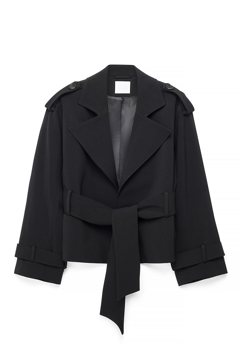 Trench Soft Belted - Nero