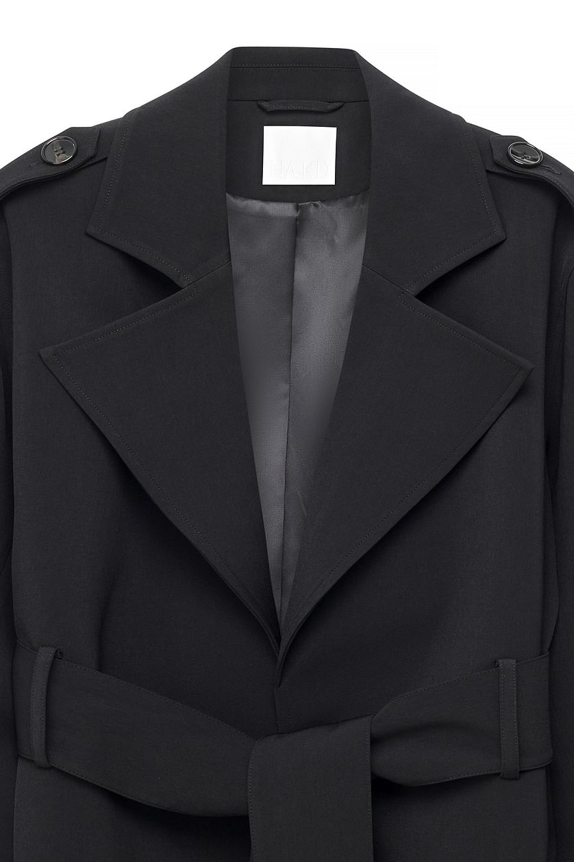 Trench Soft Belted - Nero