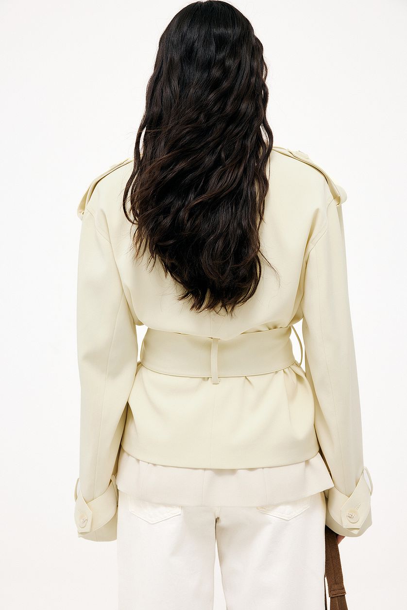 Trench Soft Belted - Jaune Clair