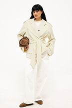 Trench Soft Belted - Jaune Clair