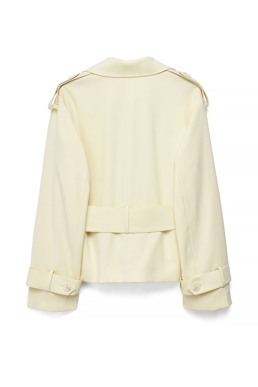 Trench Soft Belted - Jaune Clair