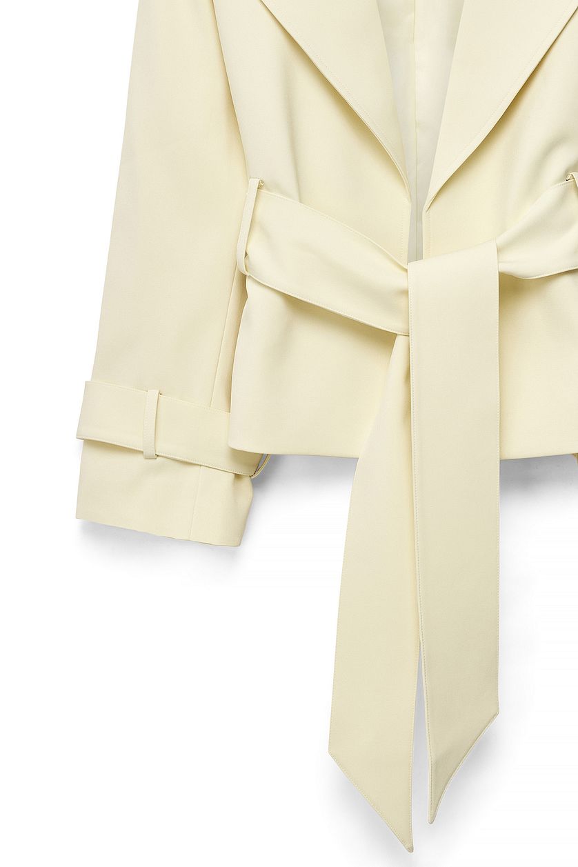 Trench Soft Belted - Jaune Clair