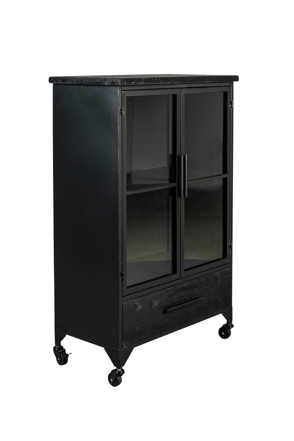 Ferre M - Wardrobe - Fir veneer - Black