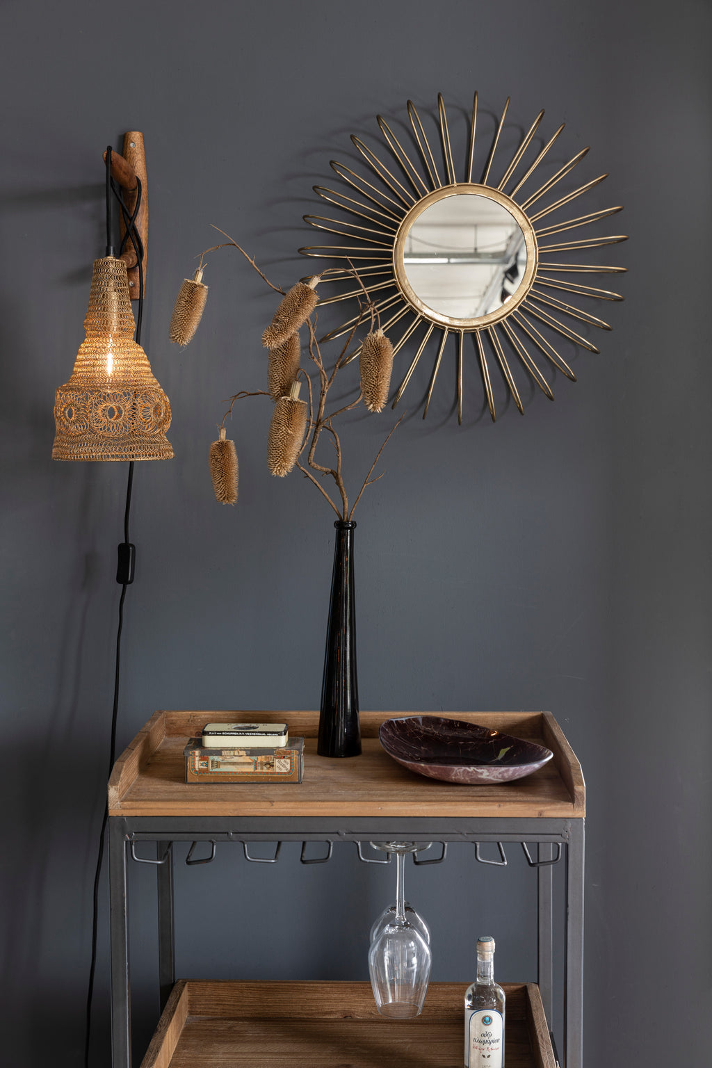 Alen - Wall Light - Iron - Gold