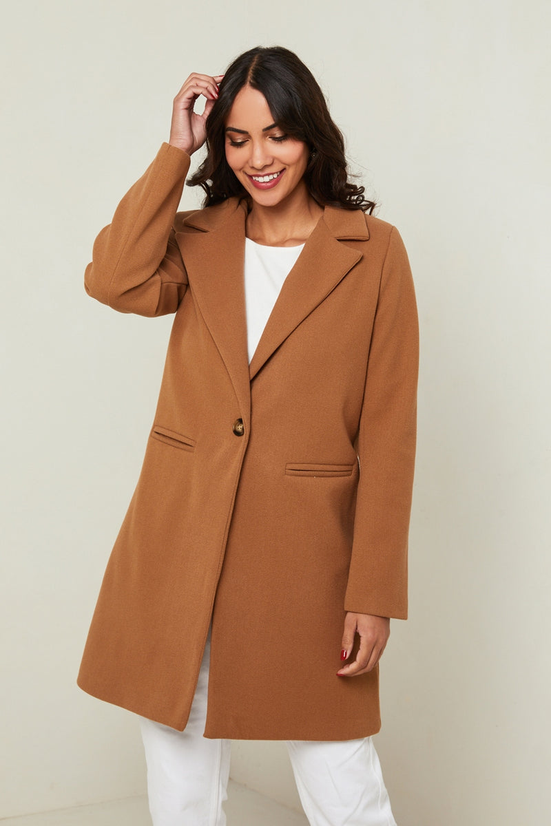 Coat 7330 - Camel