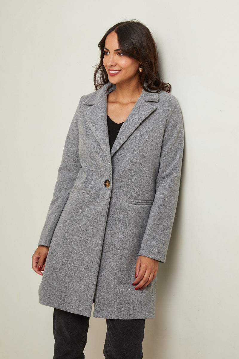 Coat 7330 - Grey