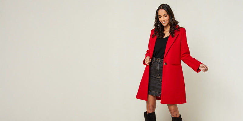 Coat 7330 - Red