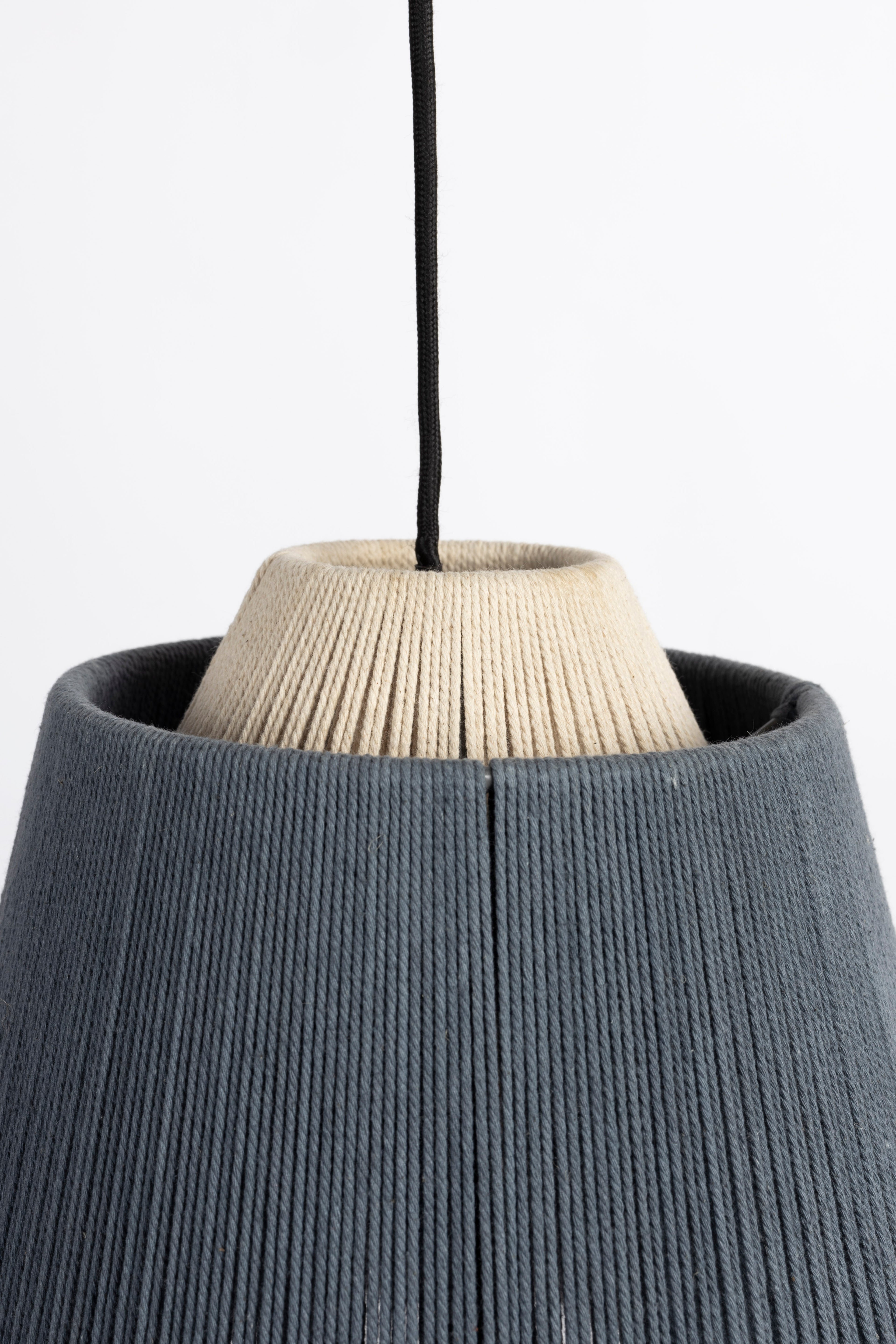Yumi - Pendant light - Polyester - Blue