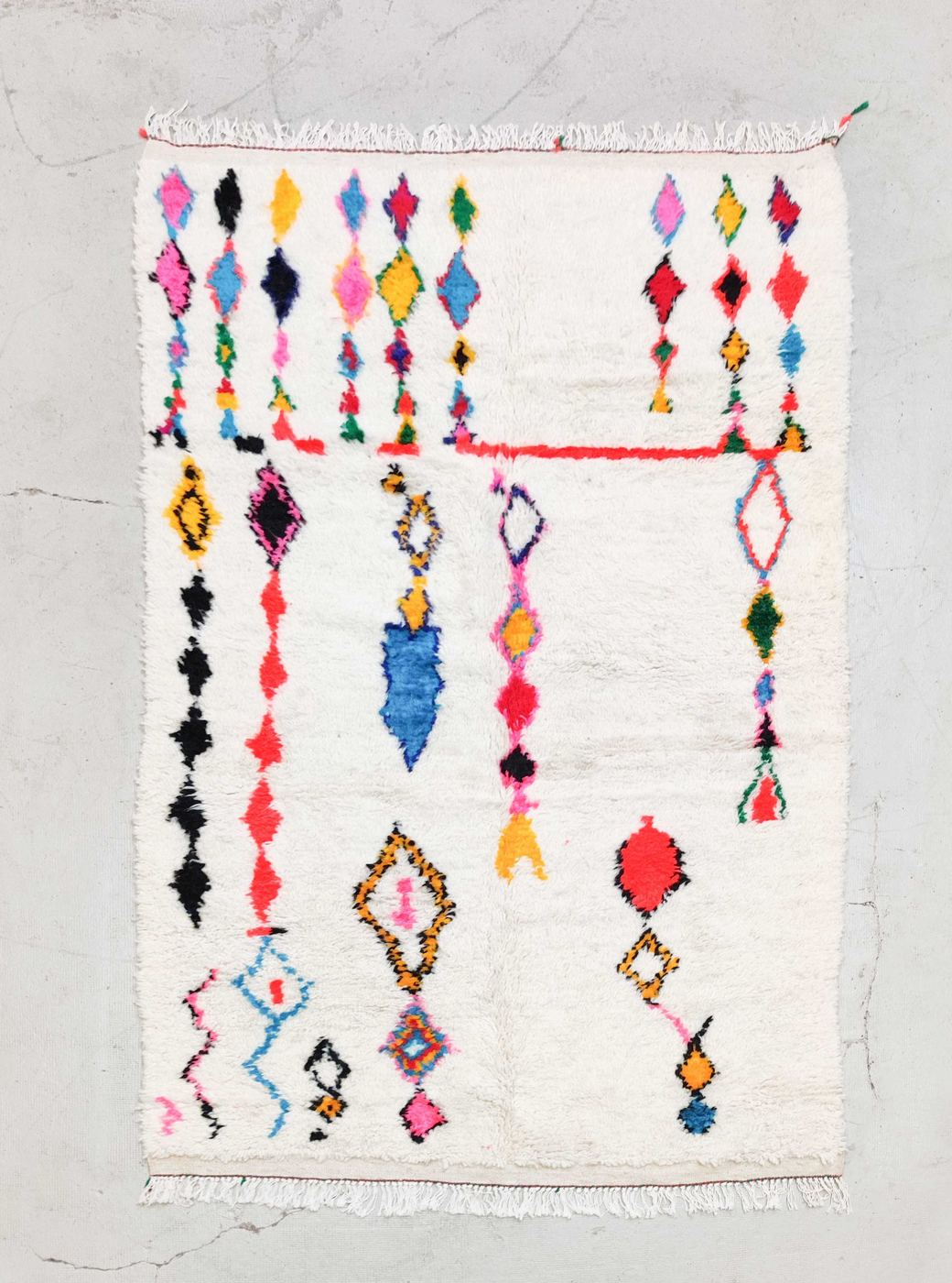 Alfombra bereber marroquí Azilal 2,47 × 1,39 m