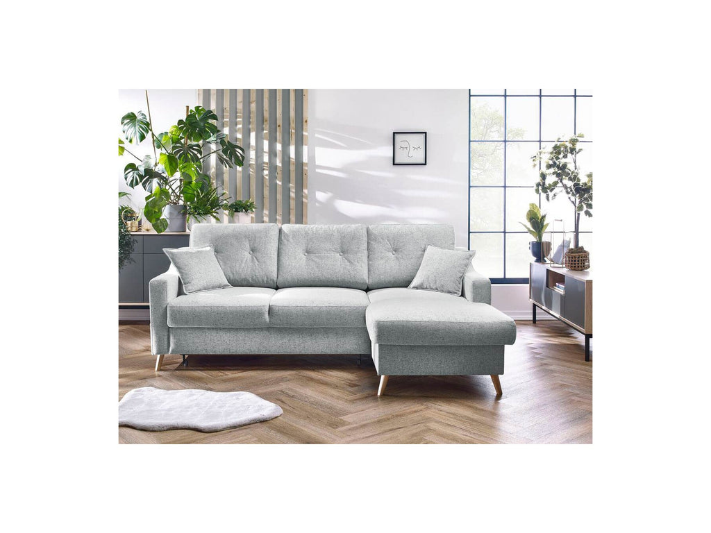 Corner Sofa Bed with Storage Sweden - Right-Hand Corner
