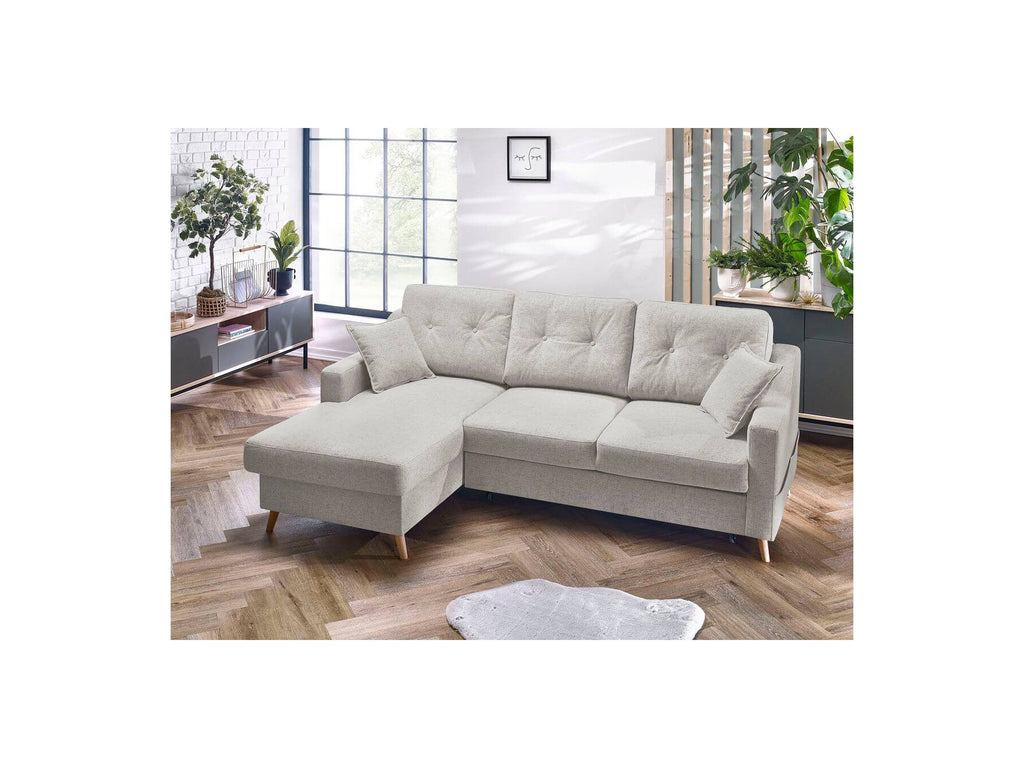 Sofá esquinero convertible con arcón Sweden - Esquina izquierda