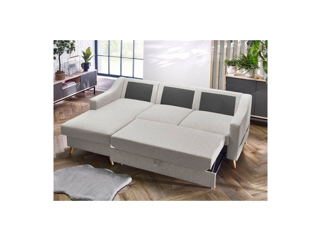 Sofá esquinero convertible con arcón Sweden - Esquina izquierda