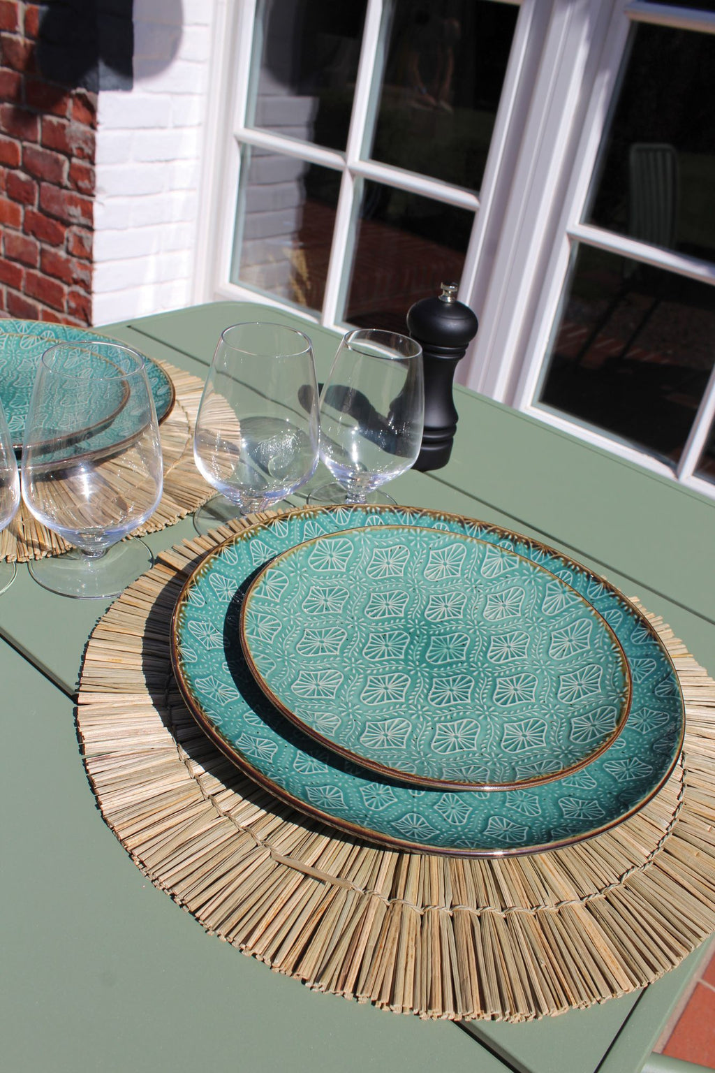 Paros - Lot De 4 Sets De Table - Rotin - Naturel
