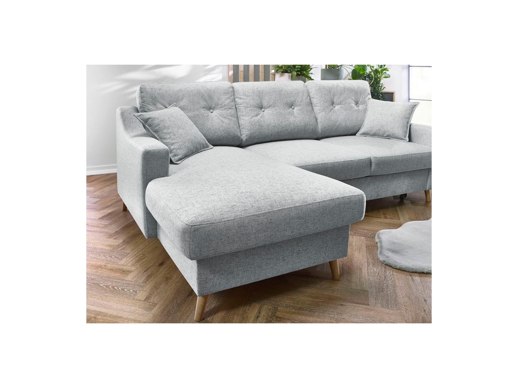 Sofá esquinero convertible con arcón Sweden - Esquina izquierda