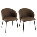 Tom - Lot De 2 Chaises - Marron