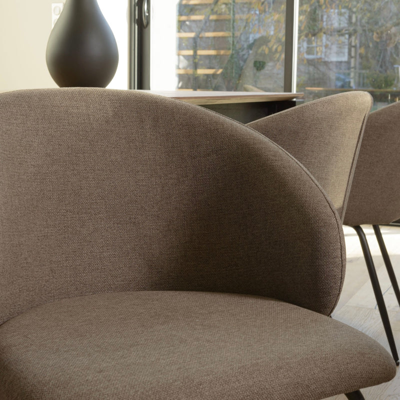 Tom - Lot De 2 Chaises - Marron