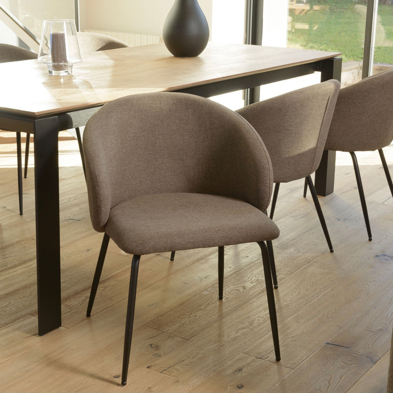 Tom - Lot De 2 Chaises - Marron