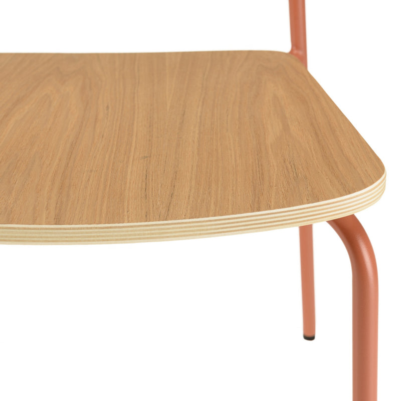 Tom - Set of 2 Chairs - Terracotta