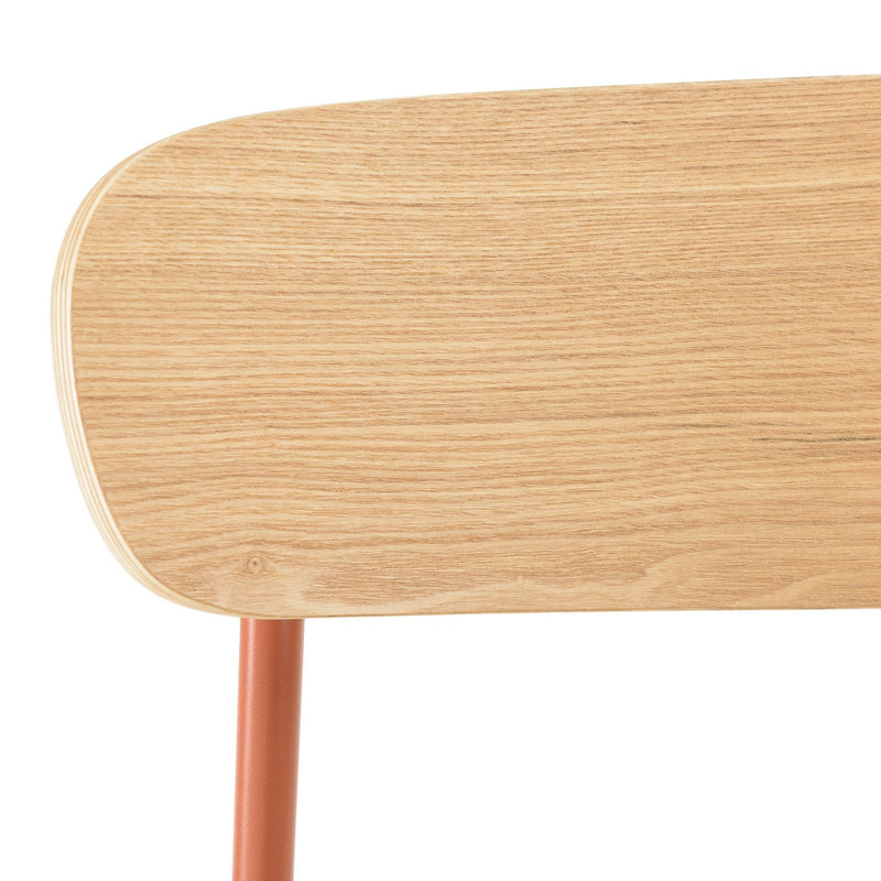 Tom - Set of 2 Chairs - Terracotta