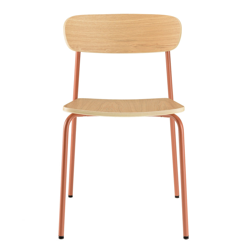 Tom - Set of 2 Chairs - Terracotta