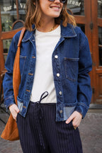 Roxane Denim Lapel Jacket