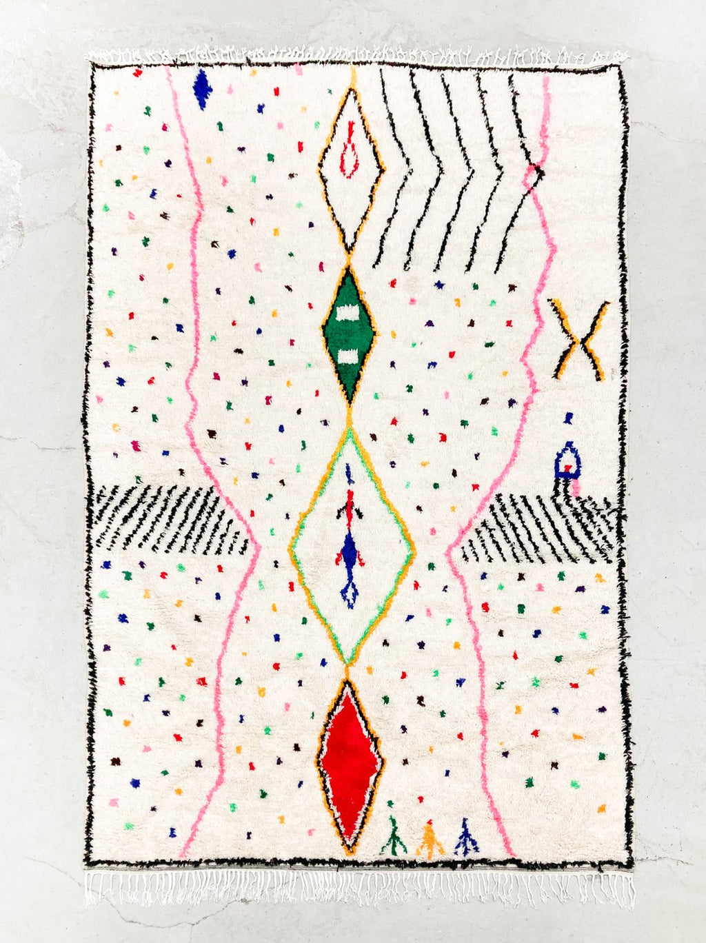 Alfombra bereber marroquí Azilal 3,17 × 2,03 m