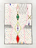 Alfombra bereber marroquí Azilal 3,17 × 2,03 m